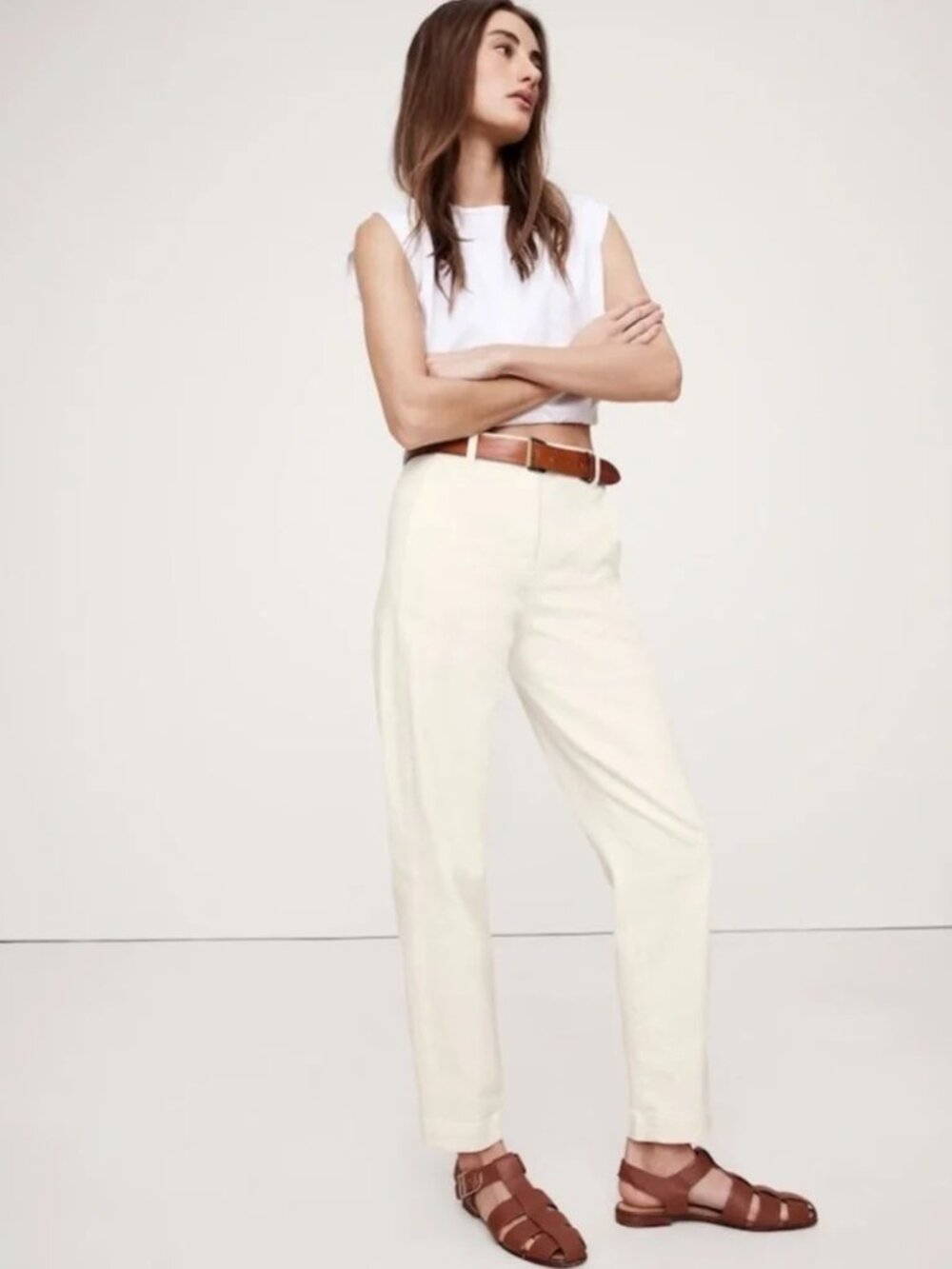 Banana Republic Weekender Barrel Leg pants NWT - Picture 5 of 6